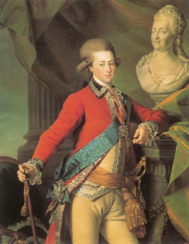 Levitsky, Dmitry Portrait of Alexander Lanskoy, Aide-de-camp to the Empress